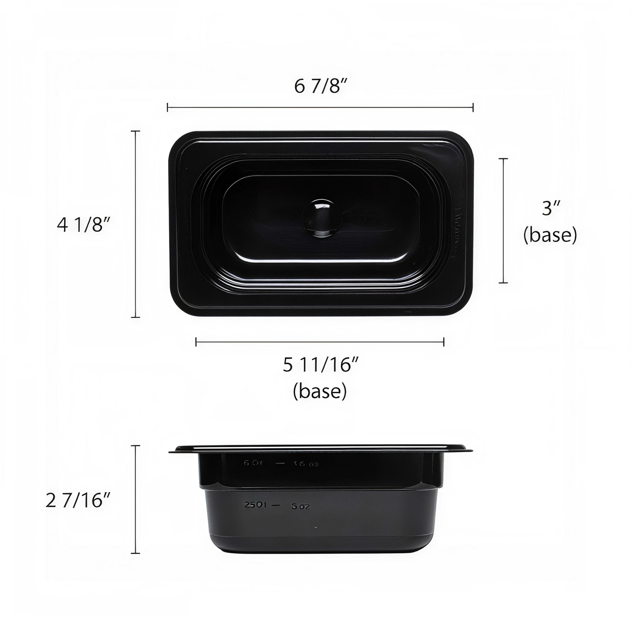 INSERTO NEGRO PC 1/9 x 2.5" THUNDER
