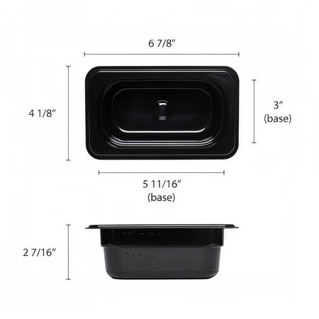 INSERTO NEGRO PC 1/9 x 2.5" THUNDER
