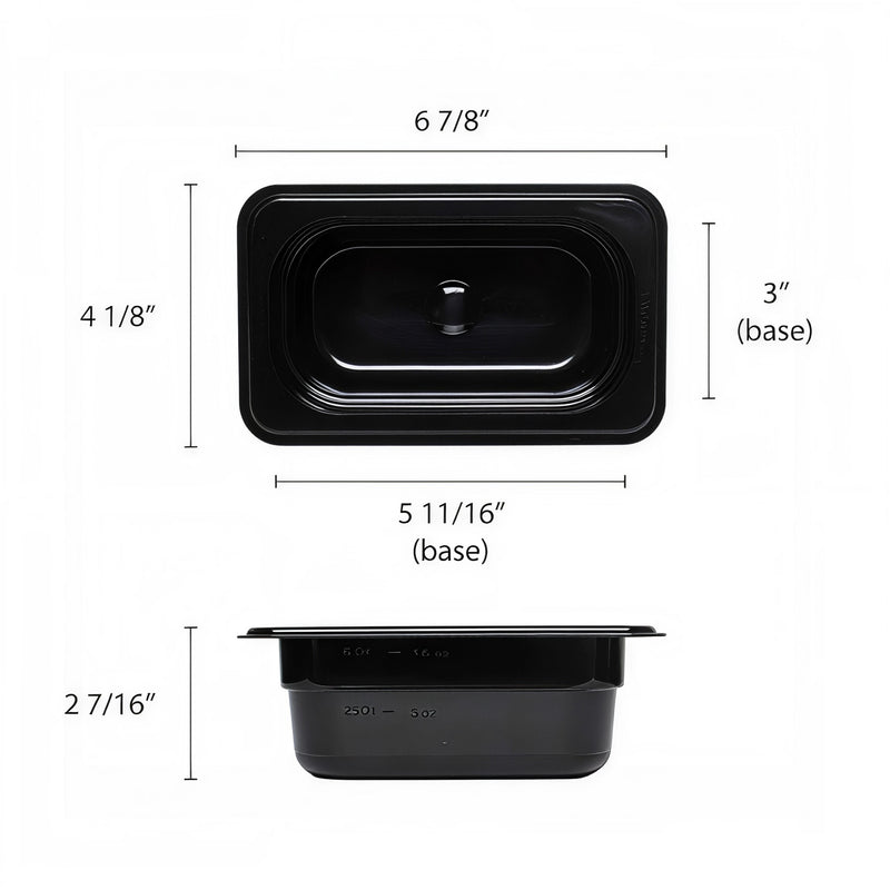 INSERTO NEGRO PC 1/9 x 2.5" THUNDER
