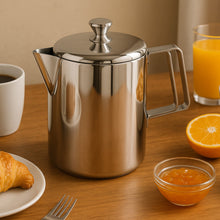 Cargar imagen en el visor de la galería, JARRA P/SERVIR C/TAPA 32 OZ AC INOX
