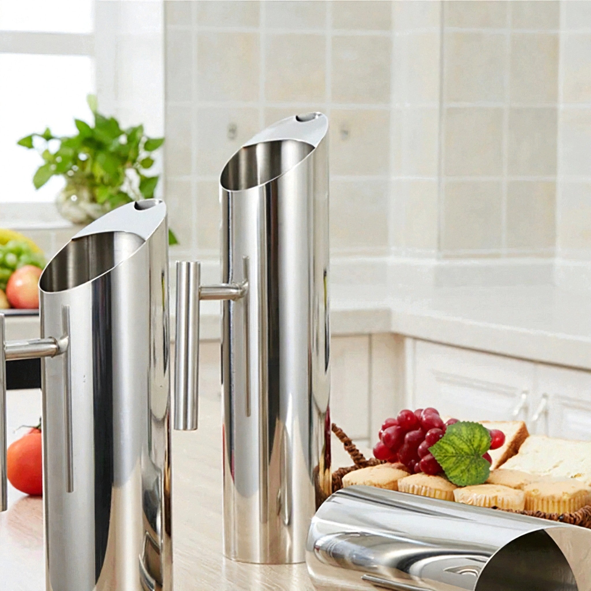 JARRA TUBULAR P/AGUA 1.5 LT ACERO INOX