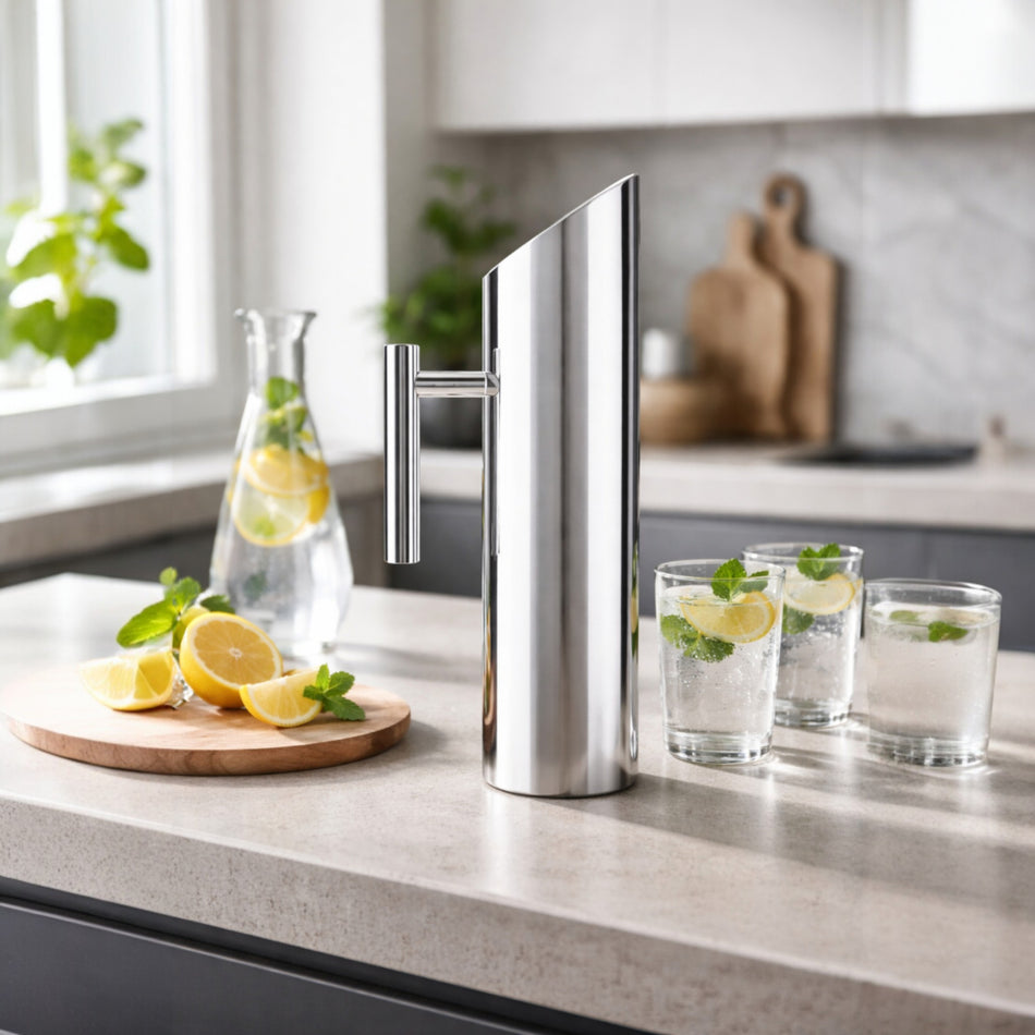JARRA TUBULAR P/AGUA 2.0 LT ACERO INOX
