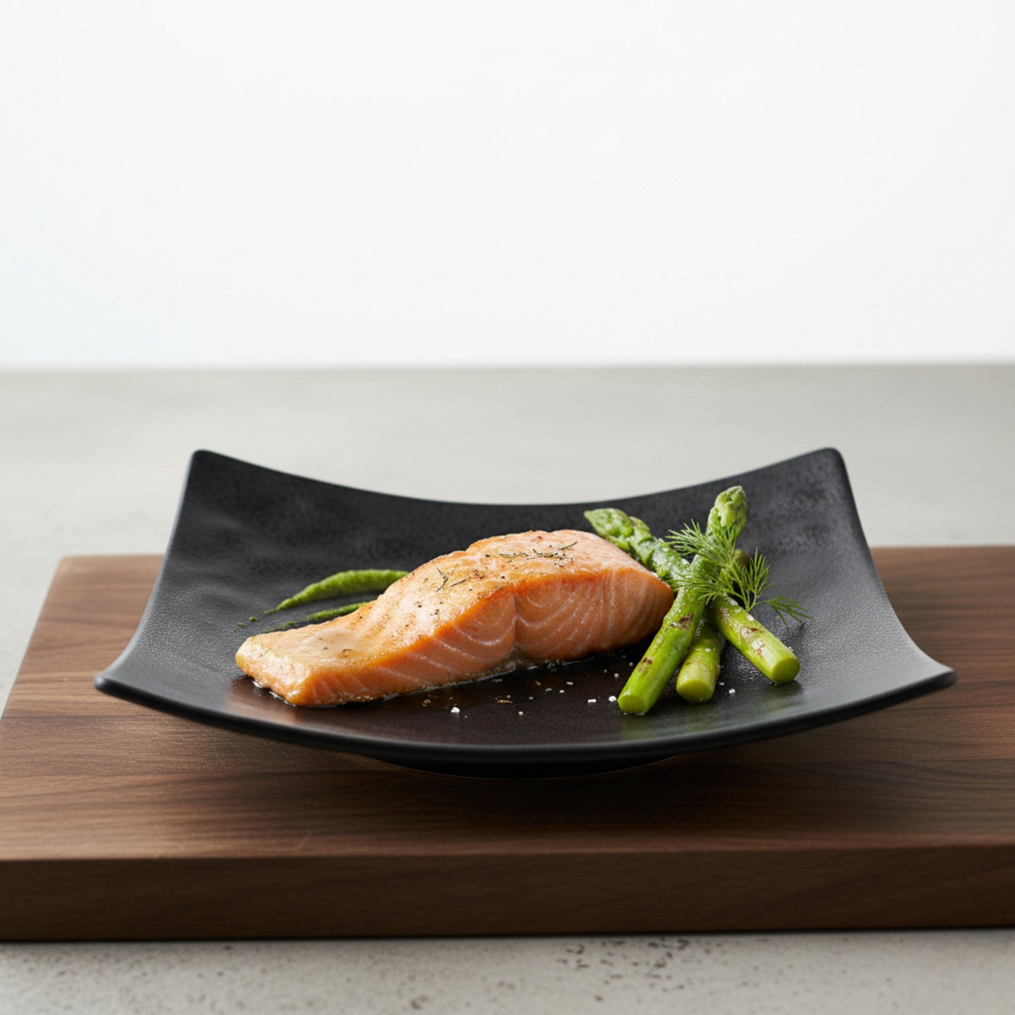 JET BLACK PLATO CUAD 18 CM