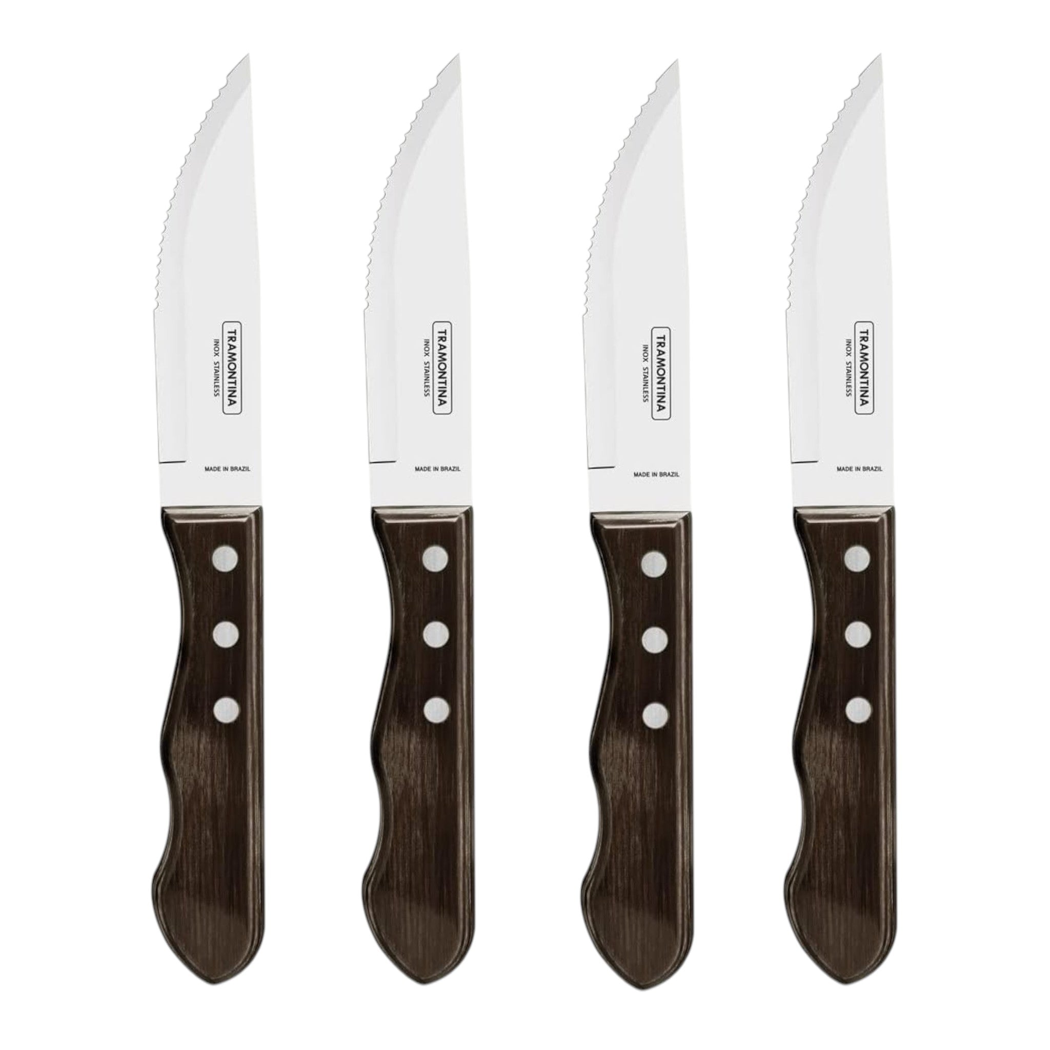JGO. CUCHILLOS 4 PZ JUMBO POLYWOOD
