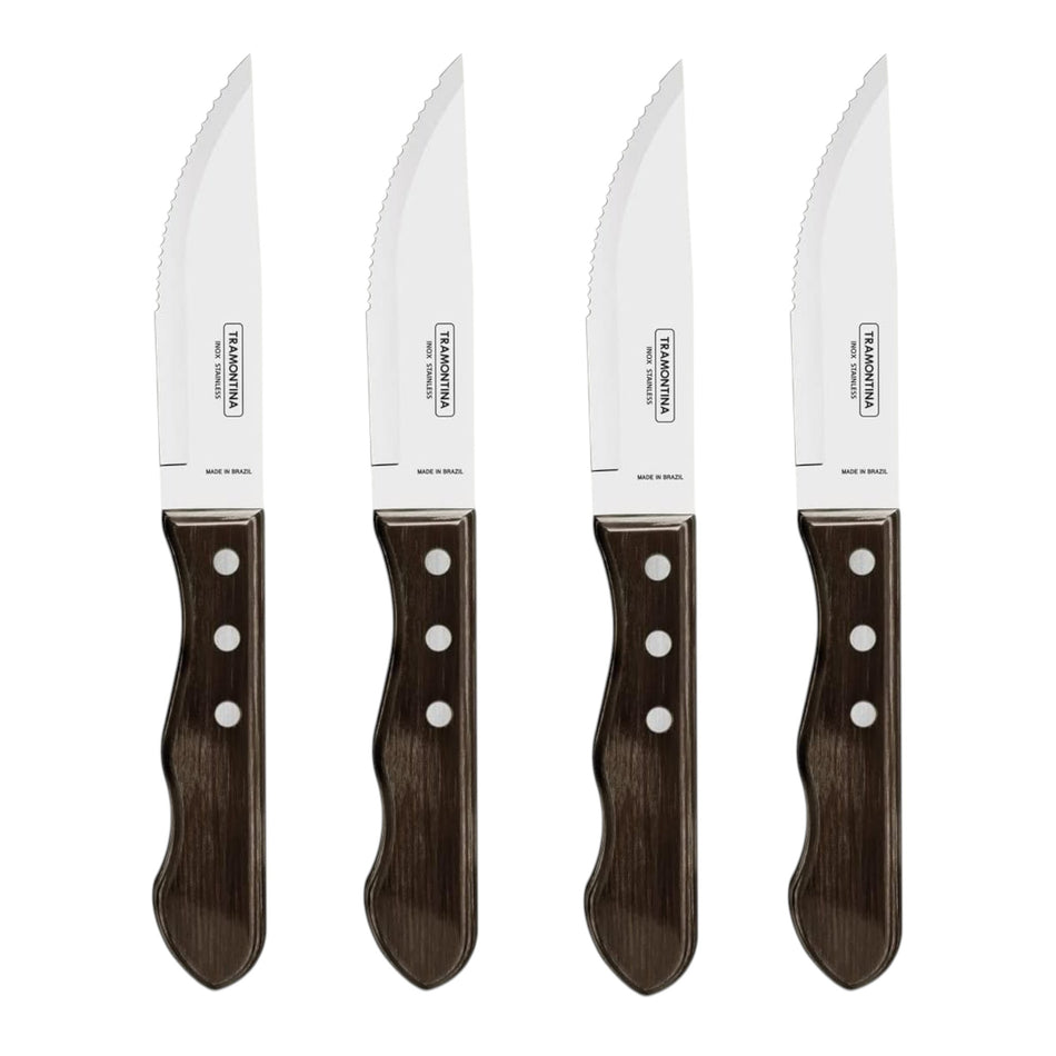 JGO. CUCHILLOS 4 PZ JUMBO POLYWOOD