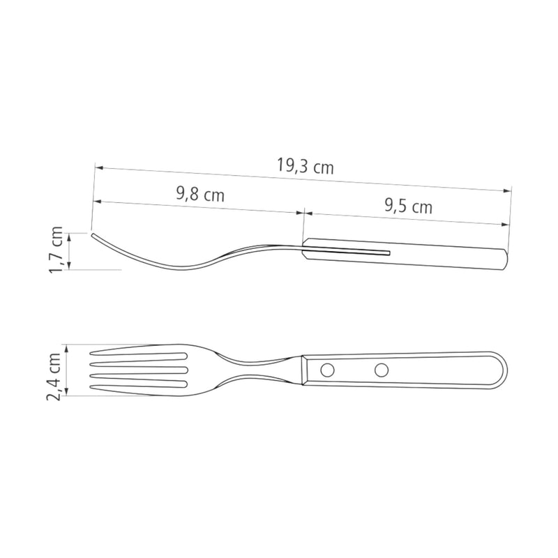 JGO DYNAMIC 3 TENEDOR DE MESA