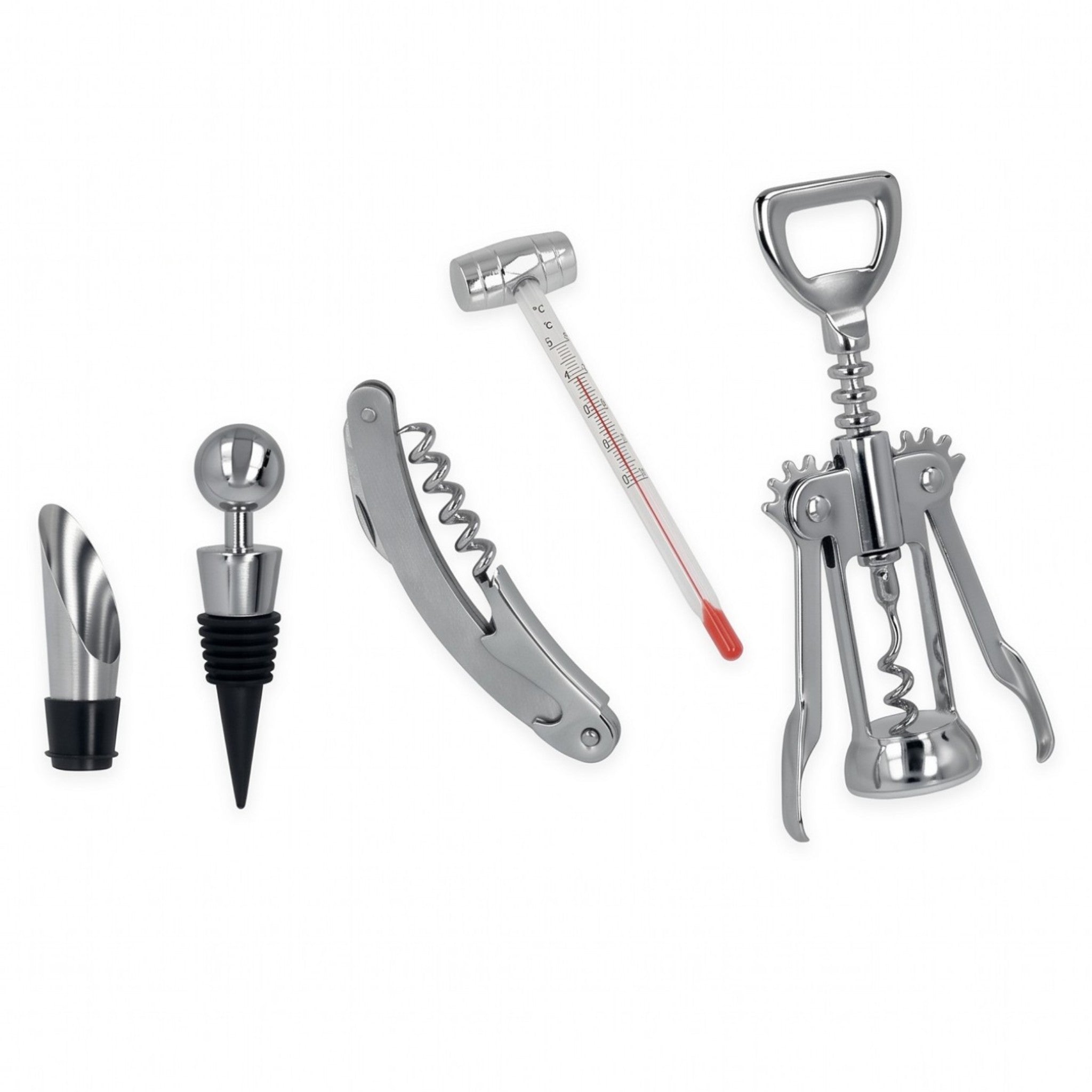 JUEGO DE VINO CABERNET METALTEX