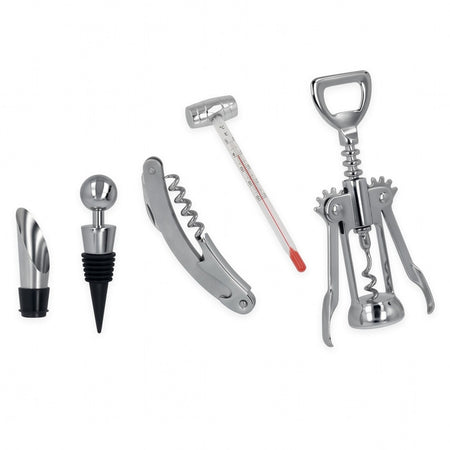 JUEGO DE VINO CABERNET METALTEX