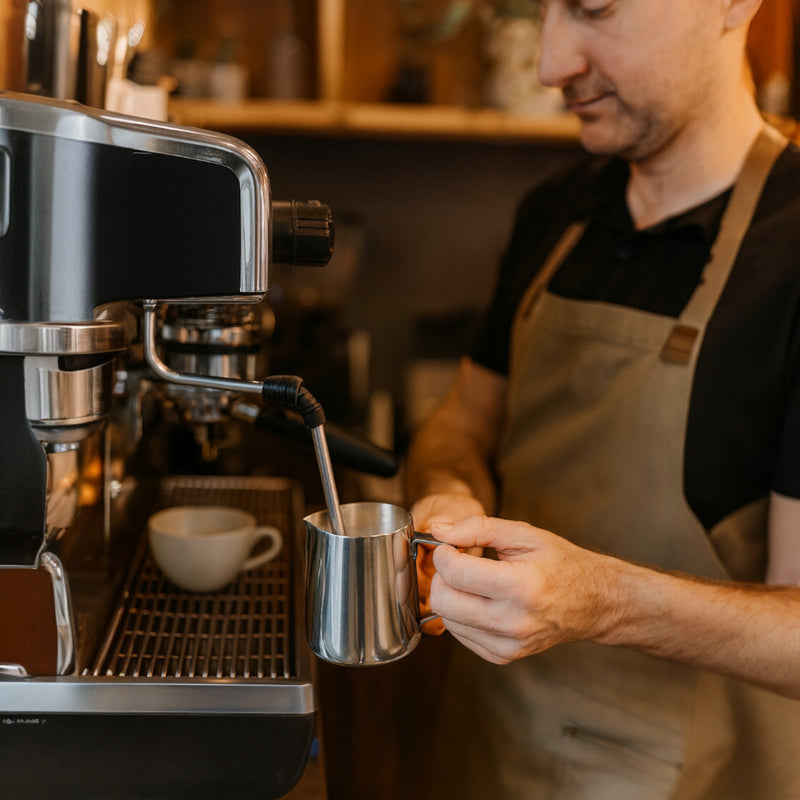 LECHERA DE ACERO INOX 12 OZ