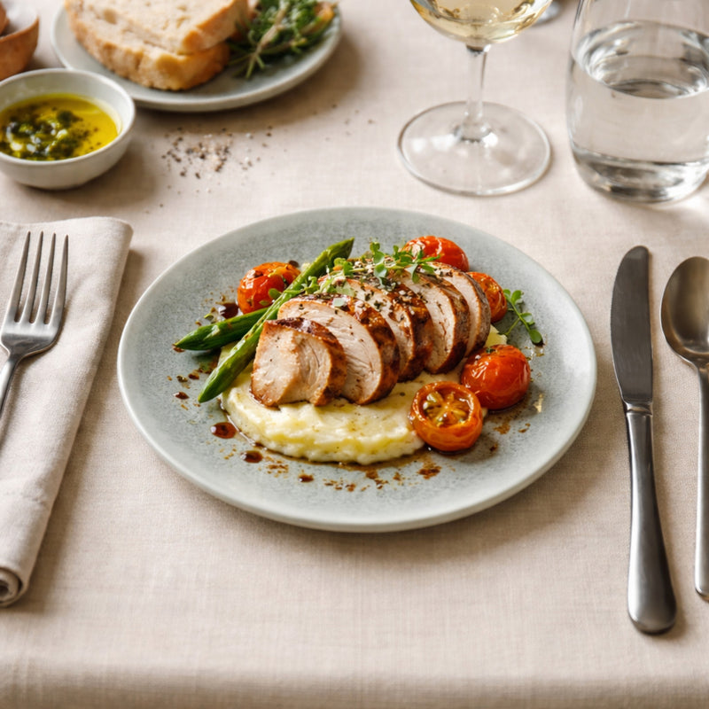 LUCA OCEAN BLUE PLATO TRINCHE 17 CM