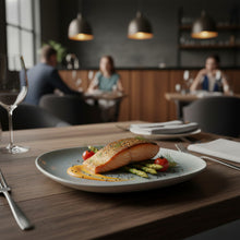 Cargar imagen en el visor de la galería, LUCA OCEAN BLUE PLATO TRINCHE 24 CM
