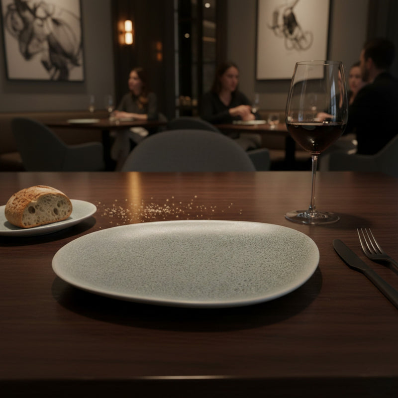 LUCA OCEAN BLUE PLATO TRINCHE 24 CM