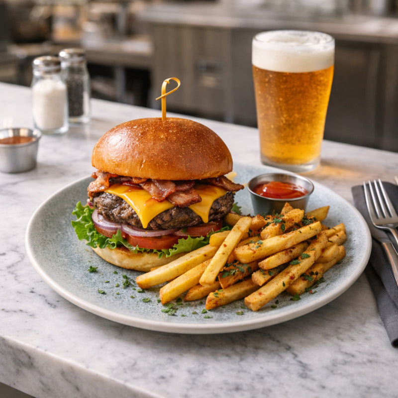 LUCA OCEAN BLUE PLATO TRINCHE 27 CM