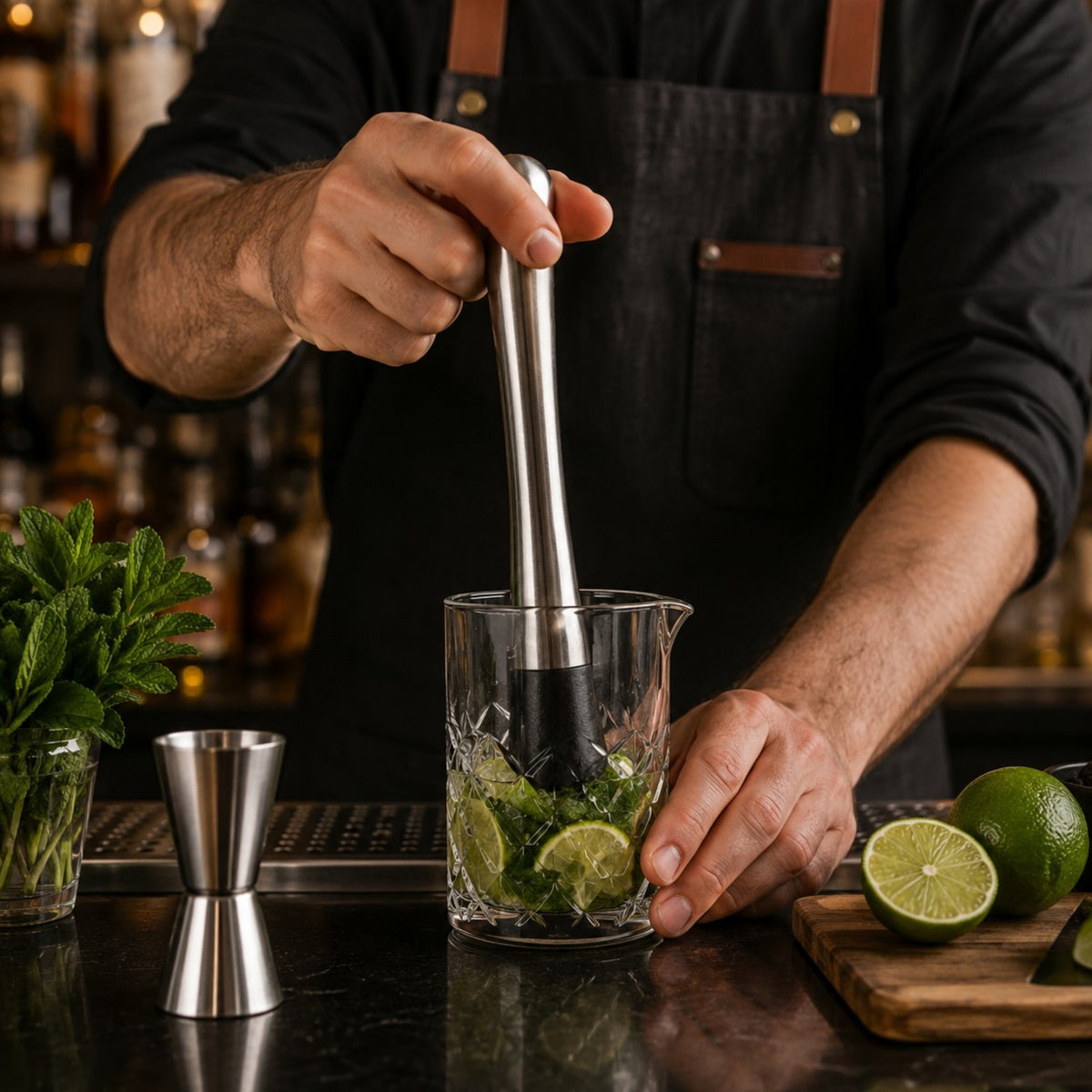MACERADOR P/BAR ACERO INOX 25 CM