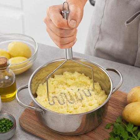 MACHUCADOR DE PAPAS 14" AC INOX