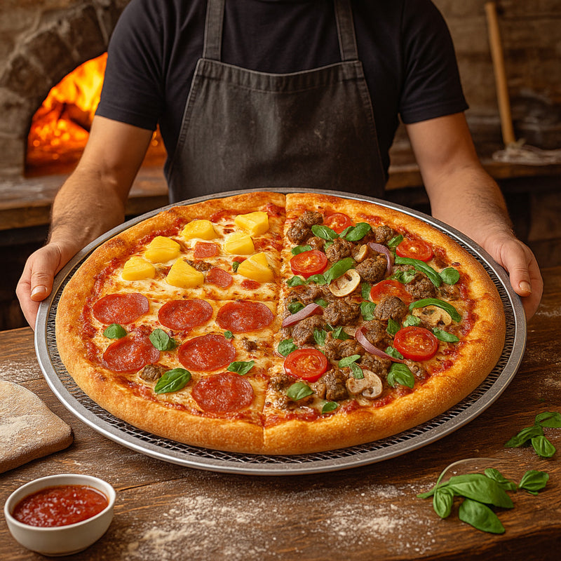 MALLA P/PIZZA 16" ALUMINIO