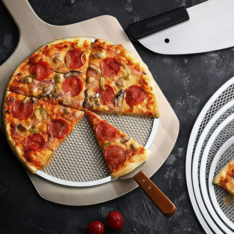 MALLA P/PIZZA 16" ALUMINIO