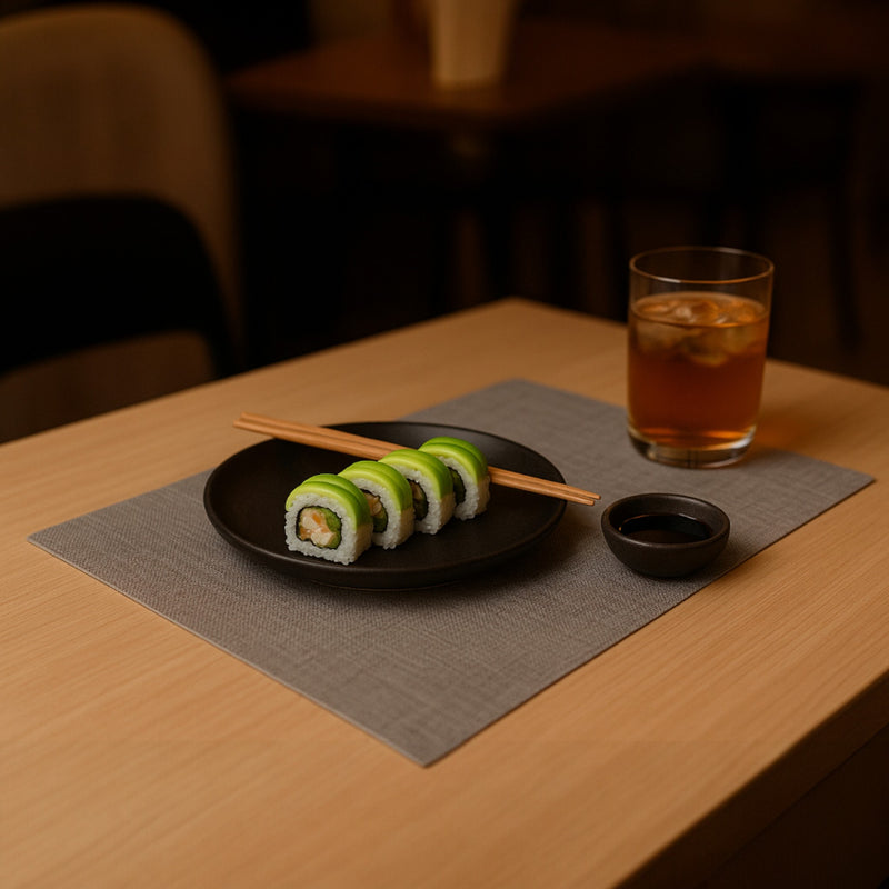 MANTEL DE VINILO GRIS CLARO PREMIUM