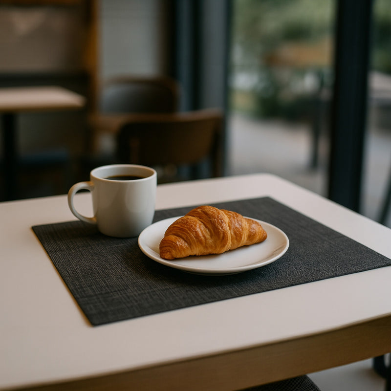 MANTEL DE VINILO GRIS OSCURO PREMIUM