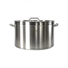 Cargar imagen en el visor de la galería, MEDIA OLLA AC INOX 40 LT C/TAPA
