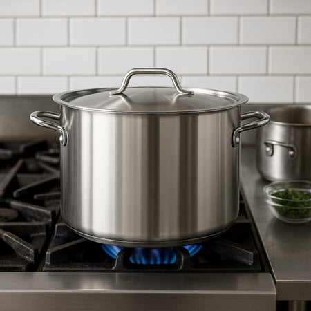 MEDIA OLLA AC INOX 60 LT C/TAPA
