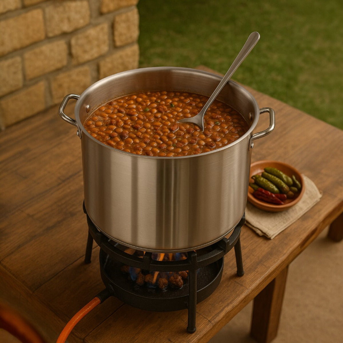 MEDIA OLLA AC INOX 60 LT C/TAPA