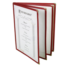 Cargar imagen en el visor de la galería, FORRO MENU 4 HOJAS 8.5x11&quot;

