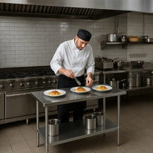 Cargar imagen en el visor de la galería, MESA DE TRABAJO 60x120x86 CM AC INOX
