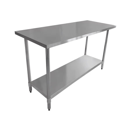 MESA DE TRABAJO 60x150x86 CM AC INOX