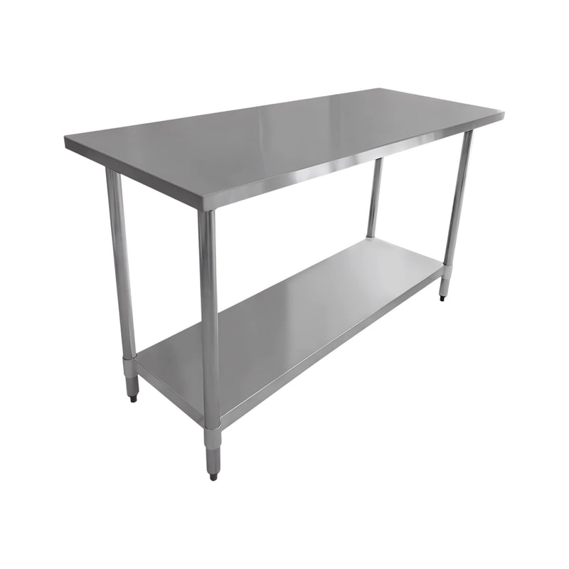MESA DE TRABAJO 60x150x86 CM AC INOX