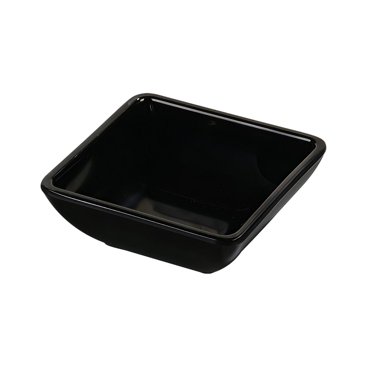 MINI TAZON CUADRADO 7.5CM NEGRO