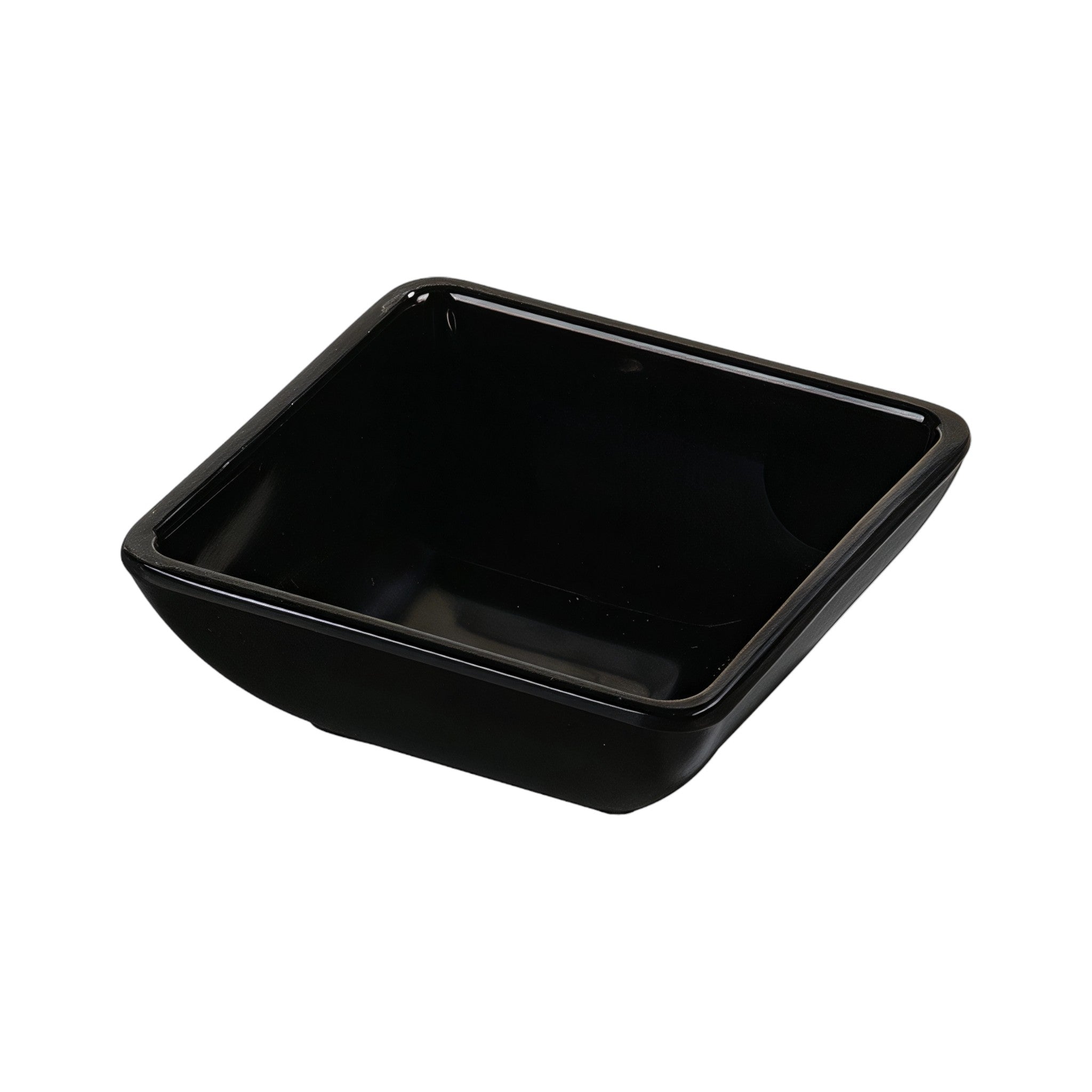 MINI TAZON CUADRADO 7.5CM NEGRO