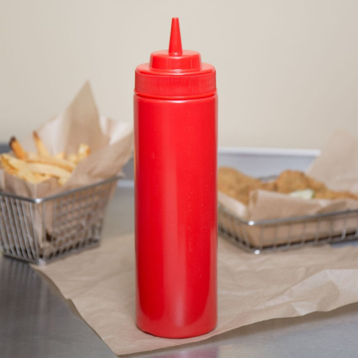 MOSTACERO P/ADEREZO 24 OZ ROJO 