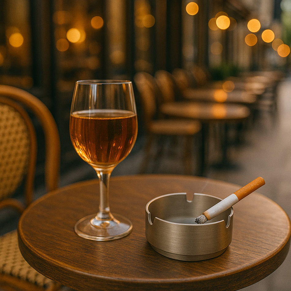 MOVEN CENICERO CIRCULAR AC INOX