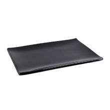 Cargar imagen en el visor de la galería, BANDEJA RECT 24x16 CM NEGRO MATE
