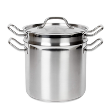 Cargar imagen en el visor de la galería, OLLA PARA PASTA 18/8  AC INOX
