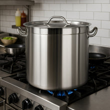 Cargar imagen en el visor de la galería, OLLA AC INOX 100 LT C/TAPA
