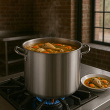 Cargar imagen en el visor de la galería, OLLA AC INOX 17 LT C/TAPA
