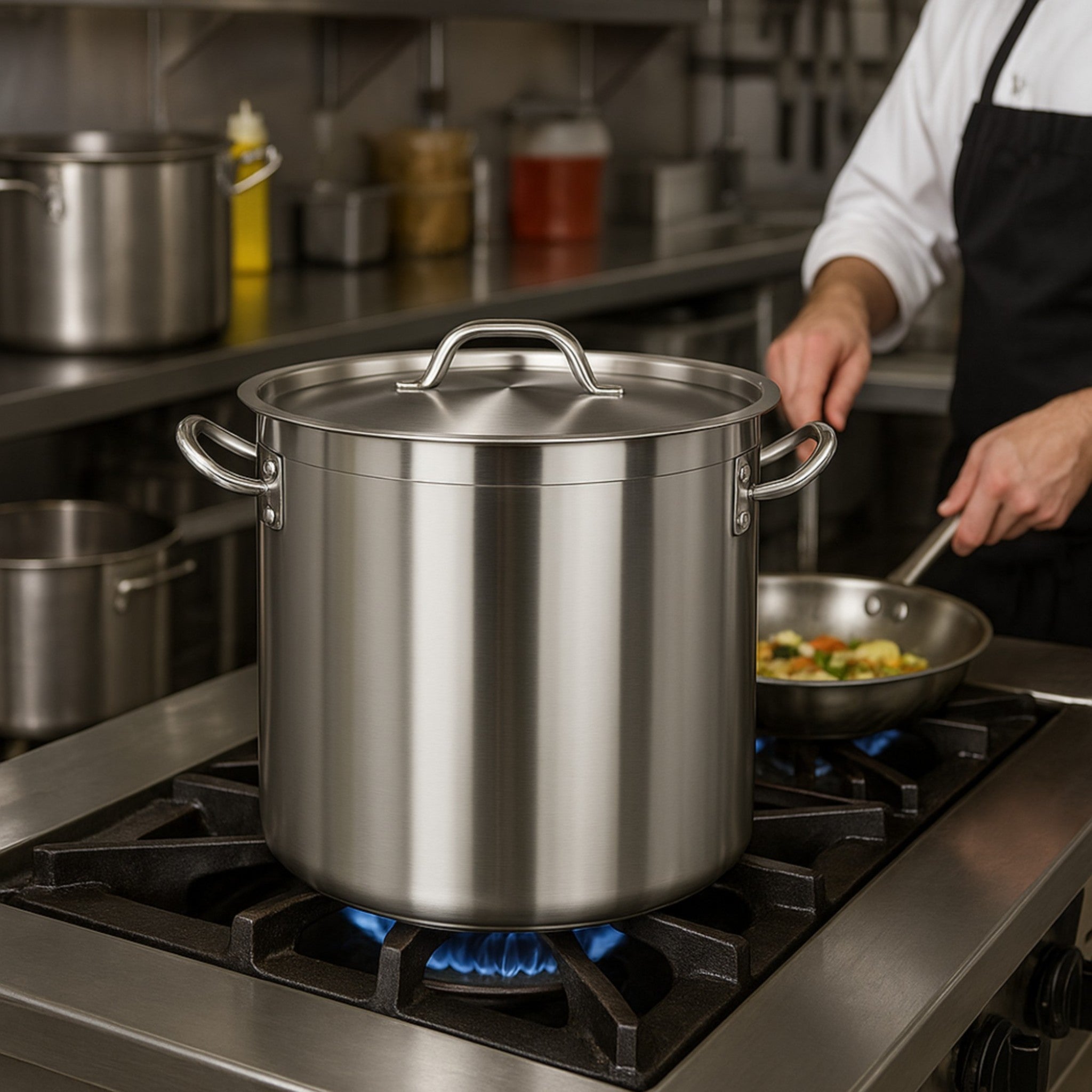 OLLA AC INOX 25 LT C/TAPA