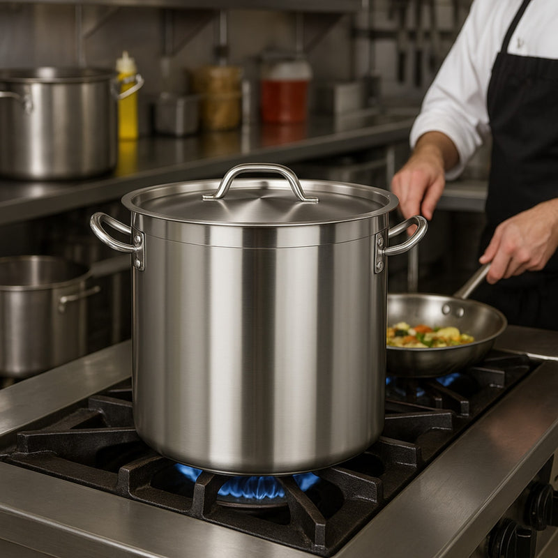 OLLA AC INOX 25 LT C/TAPA