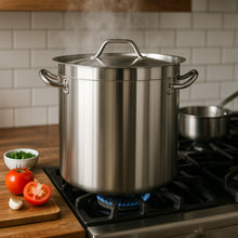 Cargar imagen en el visor de la galería, OLLA AC INOX 25 LT C/TAPA
