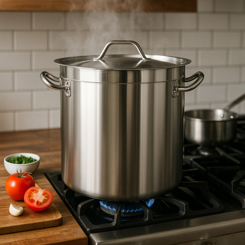 OLLA AC INOX 25 LT C/TAPA