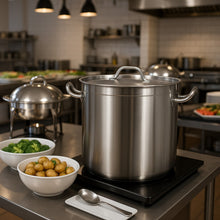 Cargar imagen en el visor de la galería, OLLA AC INOX 36 LT C/TAPA
