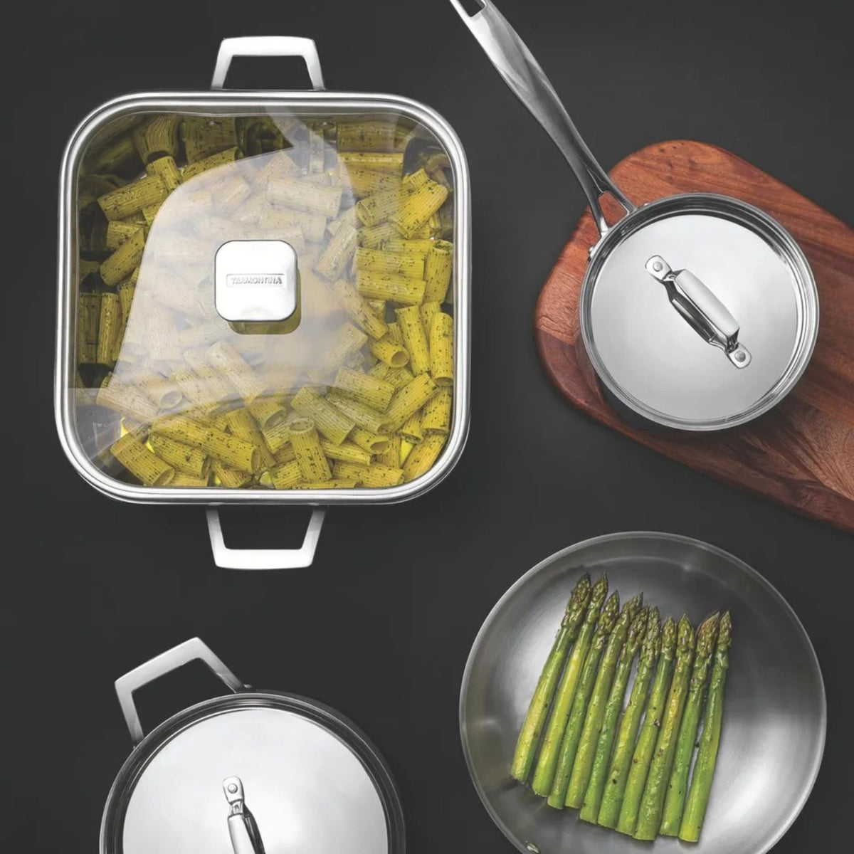 OLLA CUADRADA GRANO AC INOX 7.3 LT