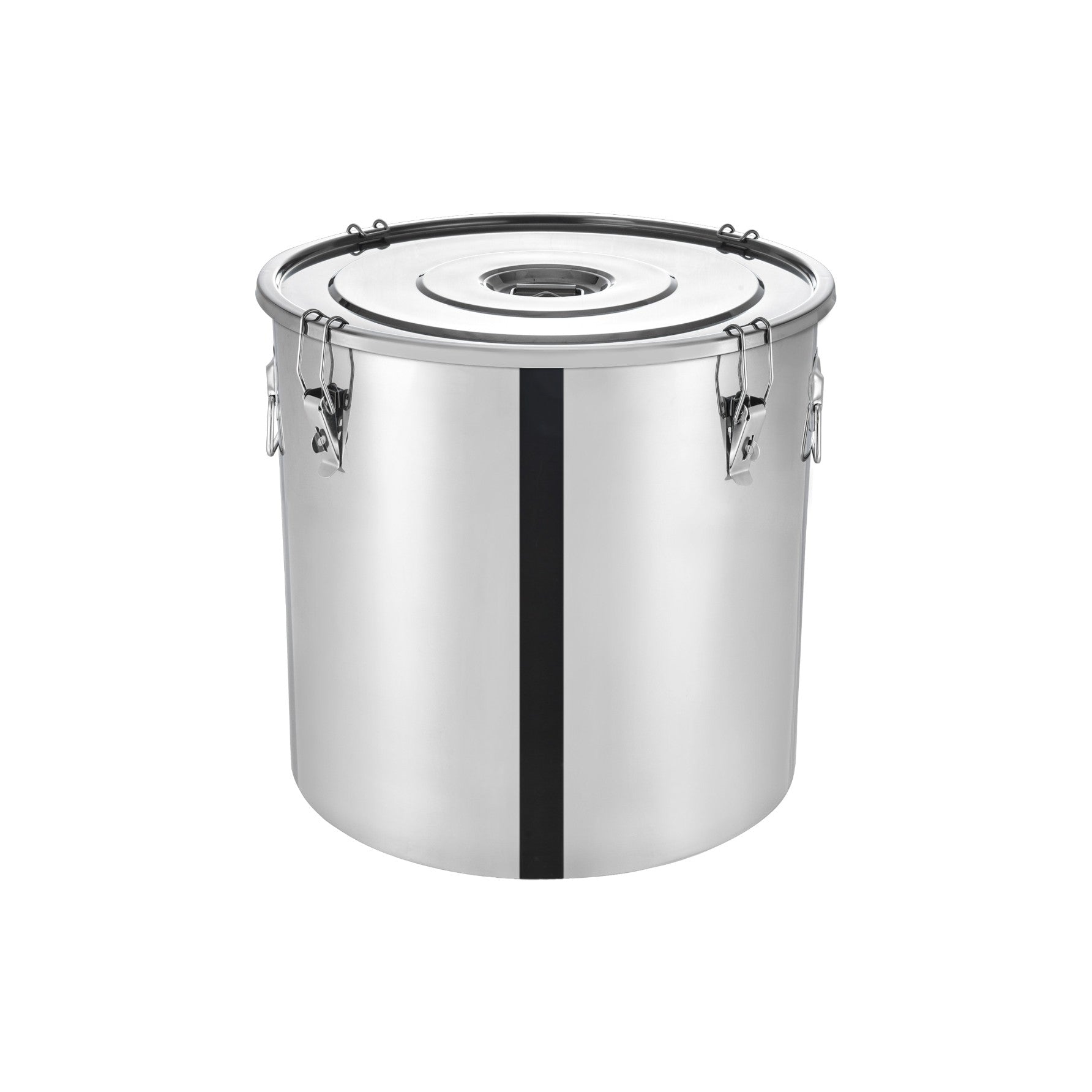 OLLA DE ACERO INOX 25 CON CLIP 12 LT