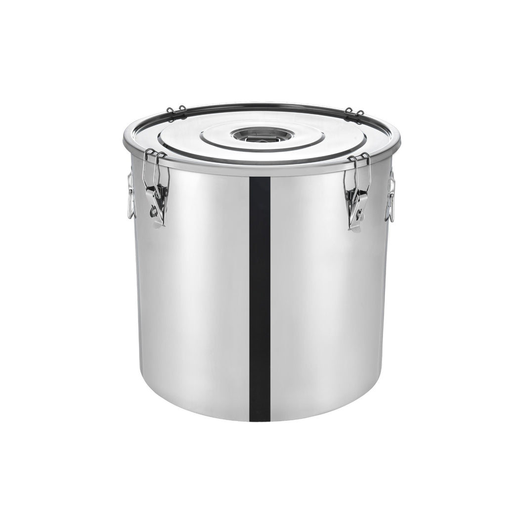 OLLA DE ACERO INOX 25 CON CLIP 12 LT