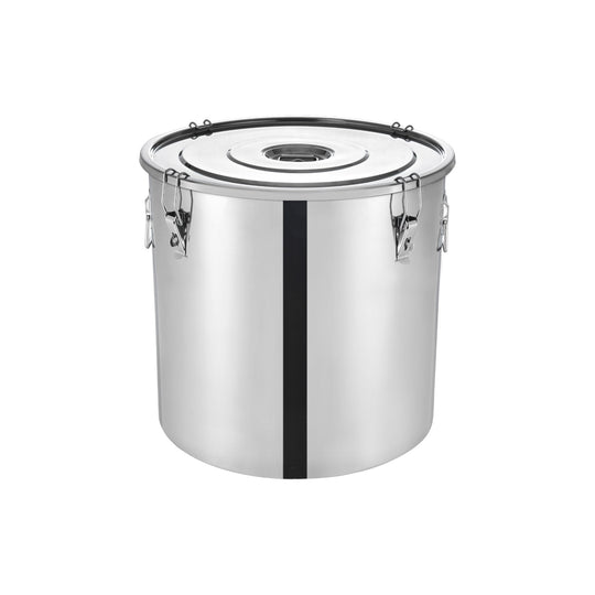 OLLA DE ACERO INOX 25 CON CLIP 12 LT