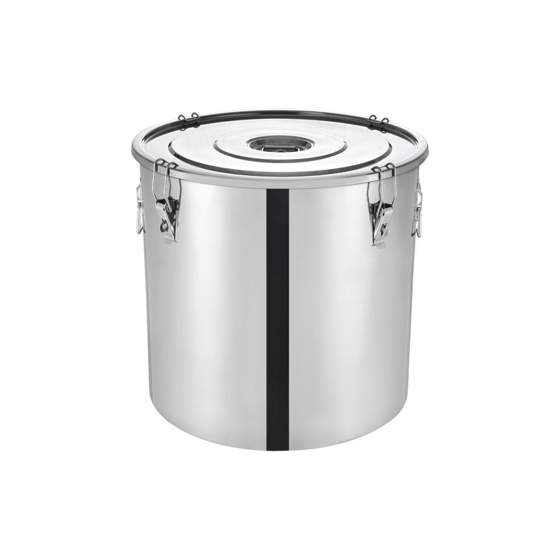 OLLA DE ACERO INOX 25 CON CLIP 12 LT