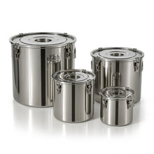 Cargar imagen en el visor de la galería, OLLA DE ACERO INOX 30 CON CLIP 21 LT
