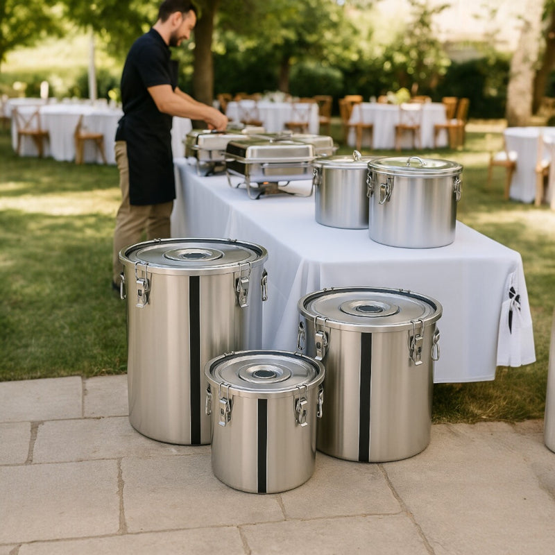 OLLA DE ACERO INOX 40 CON CLIP 50 LT